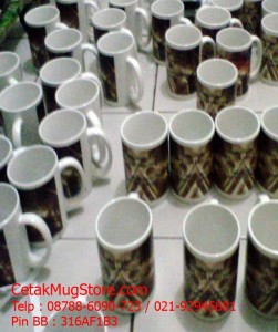 Cetak Mug, Mug Souvenir, Mug Promosi, Mug Sablon