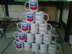 Mug Promosi Chevron 2
