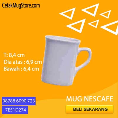 Souvenir Mug Nescafe Decal Murah